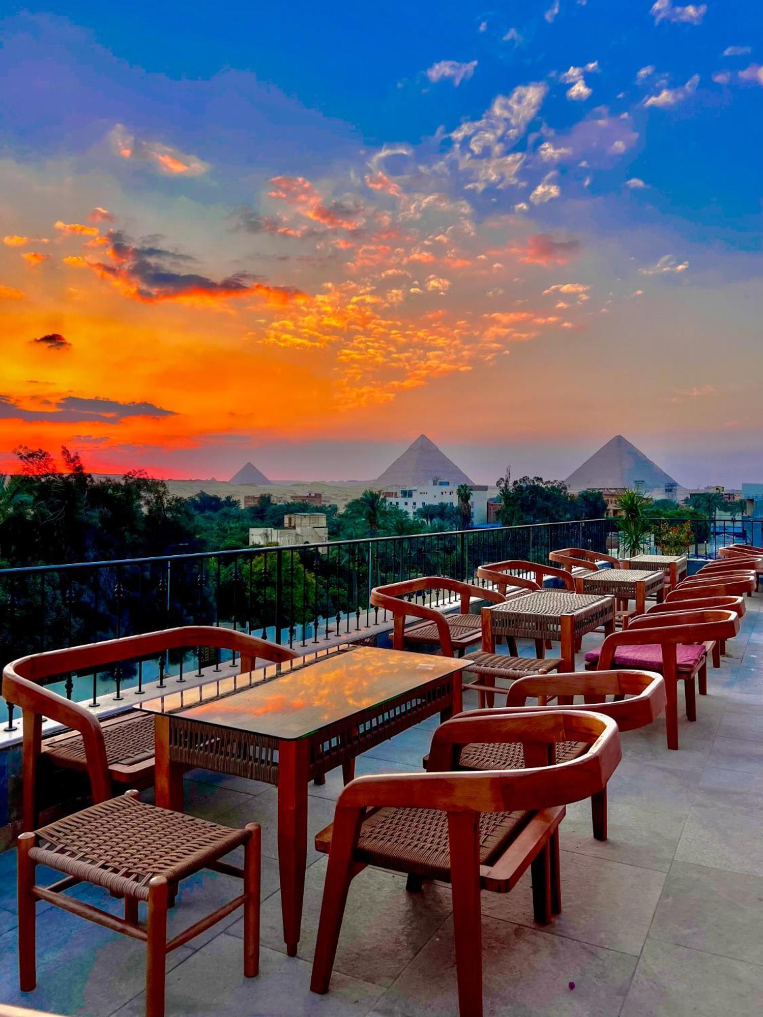 Almas Pyramids Hotel Kafrat al Jabal Exterior photo